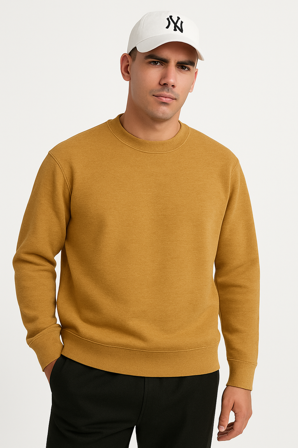 THREADS DESIGN oversized sweatshirt in Orange
