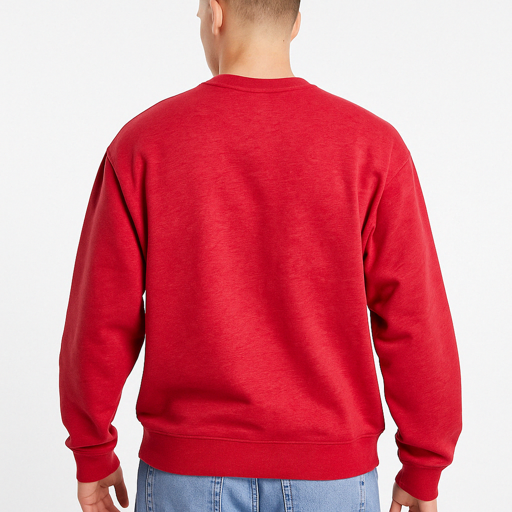 THREADS DESIGN oversized sweatshirt in Red