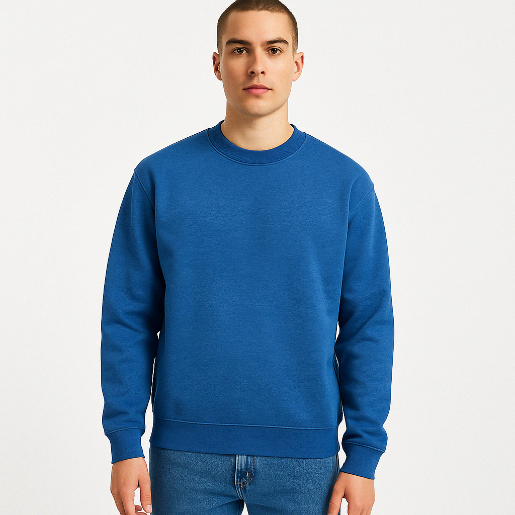 THREADS DESIGN oversized sweatshirt in Blue