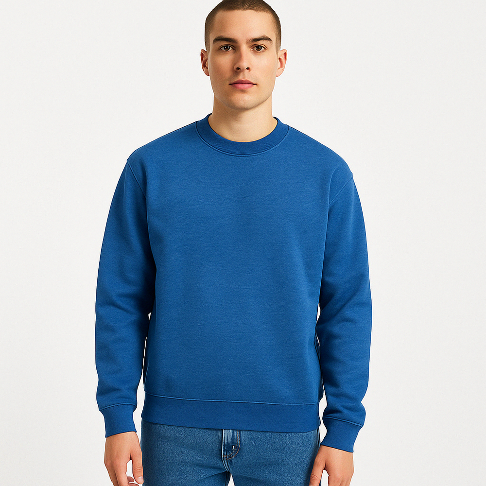 THREADS DESIGN oversized sweatshirt in Blue