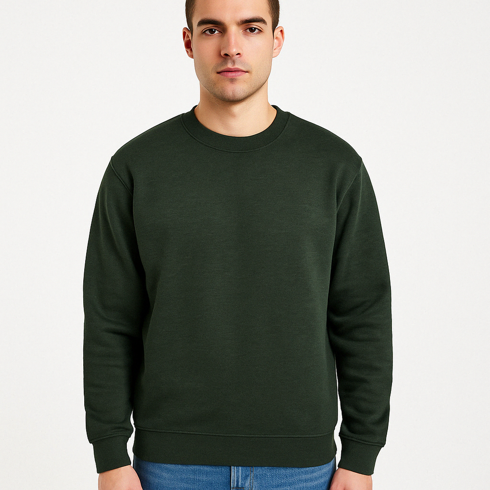 THREADS DESIGN oversized sweatshirt in Khaki