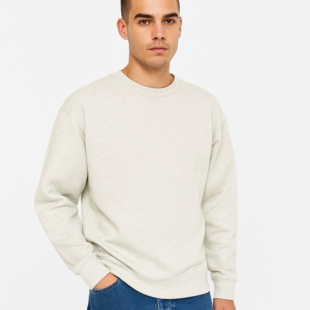THREADS DESIGN oversized sweatshirt in Ash
