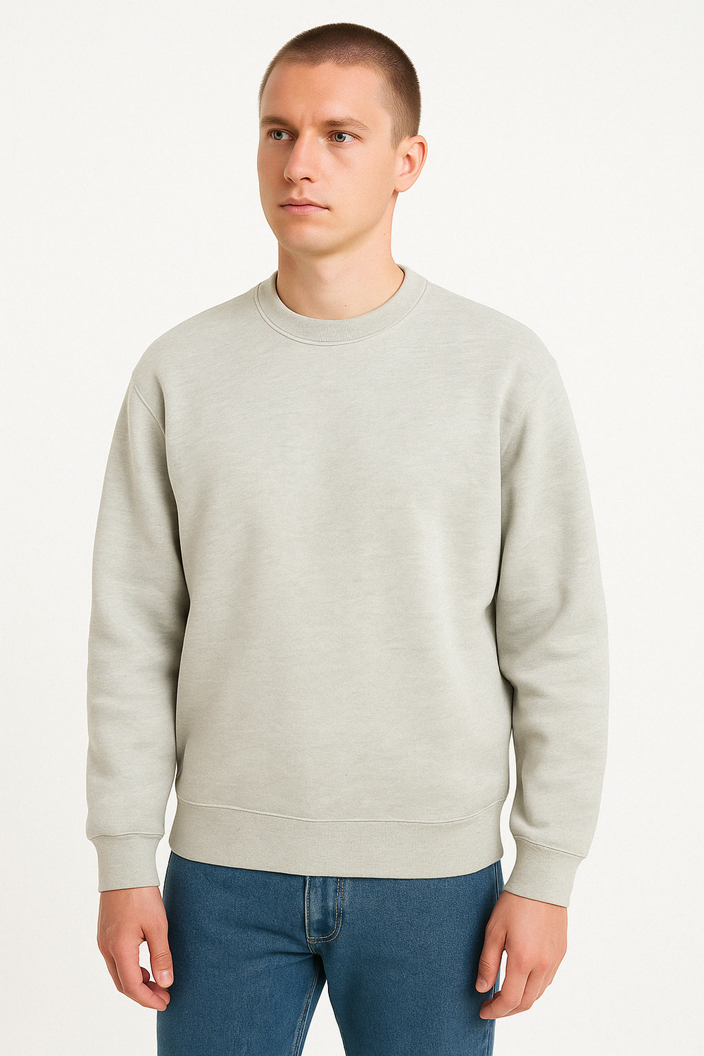 THREADS DESIGN oversized sweatshirt in White