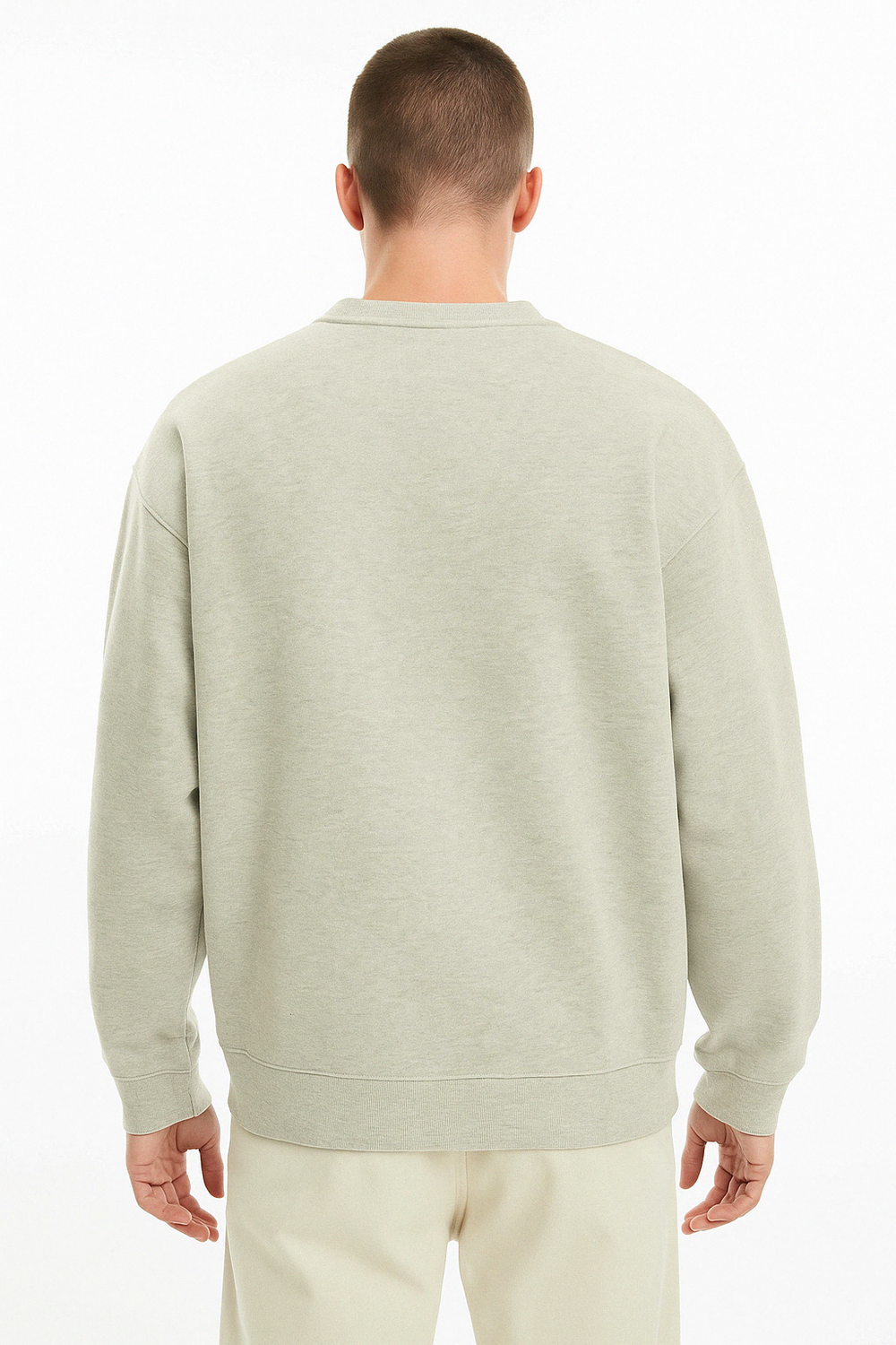 THREADS DESIGN oversized sweatshirt in White