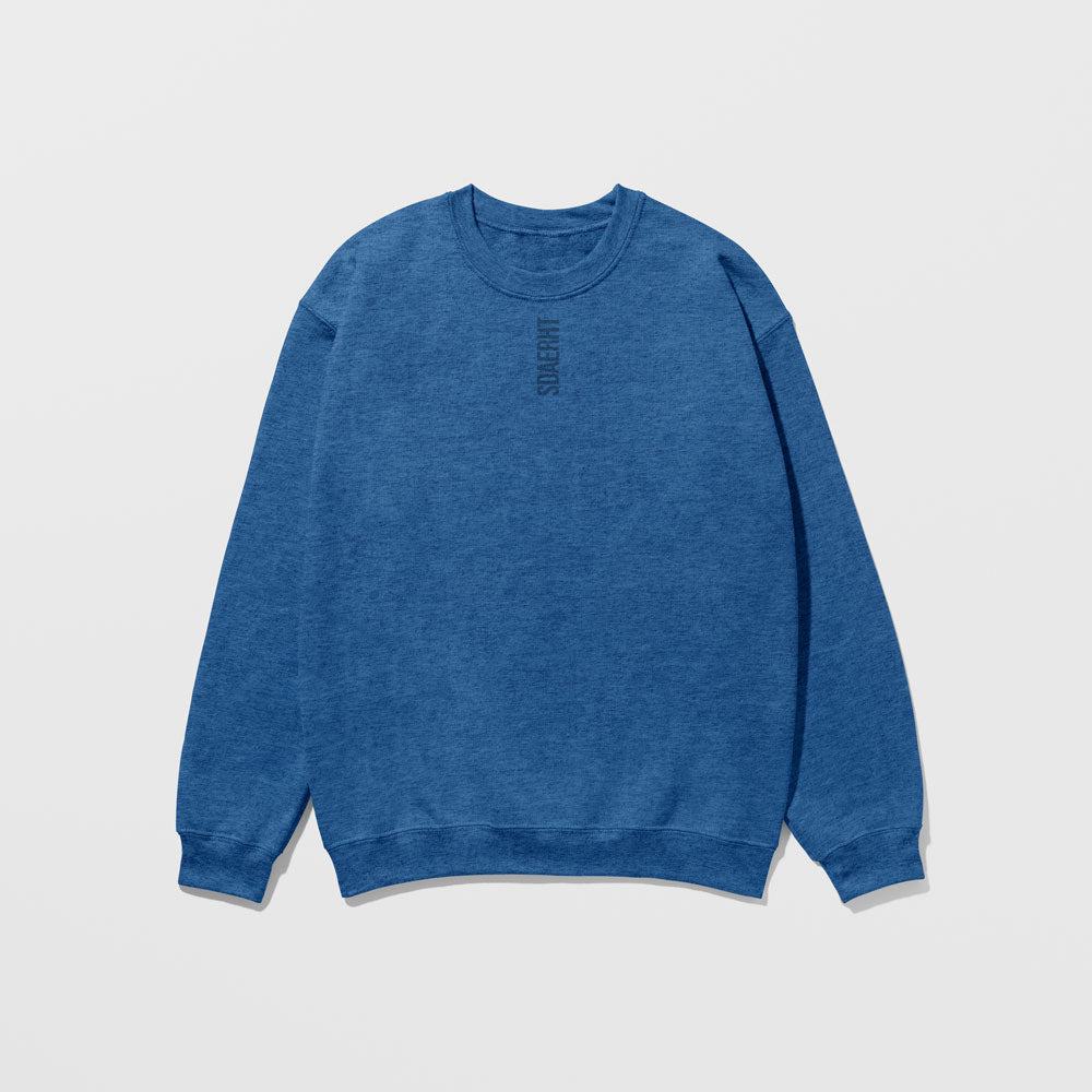 THREADS DESIGN oversized sweatshirt in Blue